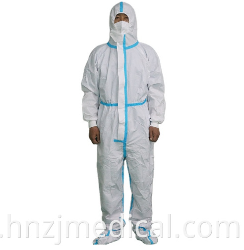 Virus Protective Coverall Clothing